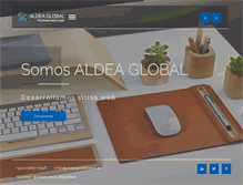 Tablet Screenshot of aldeaglobal.com.ar